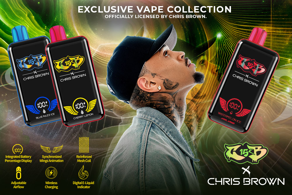 Chris Brown Vape CB15K mobile banner